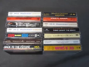 Lot of 14 Various 90's Cassettes - MC Hammer Mariah Carey Michael Jackson - Picture 1 of 7