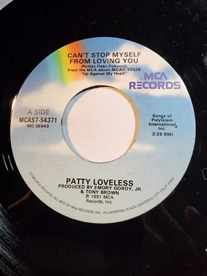 Patty Loveless - Can'T Stop Myself From Loving You / If You Don't MCA VG++ F264 Foto 1 de 2