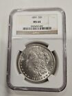 1891  Morgan  Dollar - NGC Certified MS64 - Rare Collection/ Investment.