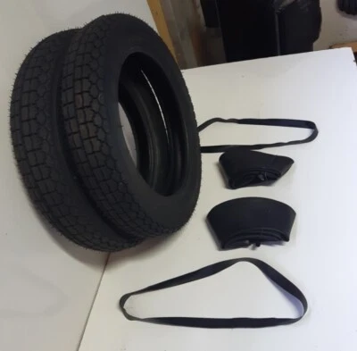 2x Reifen Schlauch Felgenband Mantel Simson Roller SR50 SR80 Heidenau K38 Set