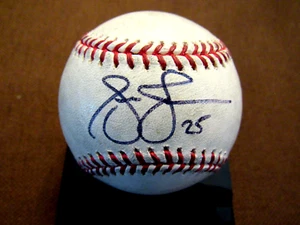 ANDRUW JONES 95 WSC ATLANTA BRAVES SIGNED AUTO OML GAME USED BASEBALL JSA BEAUTY - Picture 1 of 3