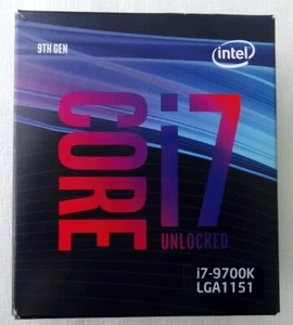 Processore Cpu Intel Core i7 9700K SRG15 3.6 GHz 12M LGA 1151 - BOXED - Afbeelding 1 van 2