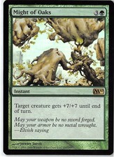 Might of Oaks *FOIL Rare* Magic MtG x1 M10 SP