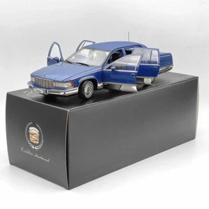 GM 1:18 1993 Cadillac Fleetwood Sedán Azul Diecast Modelo Coche Edición Colección - Imagen 1 de 10
