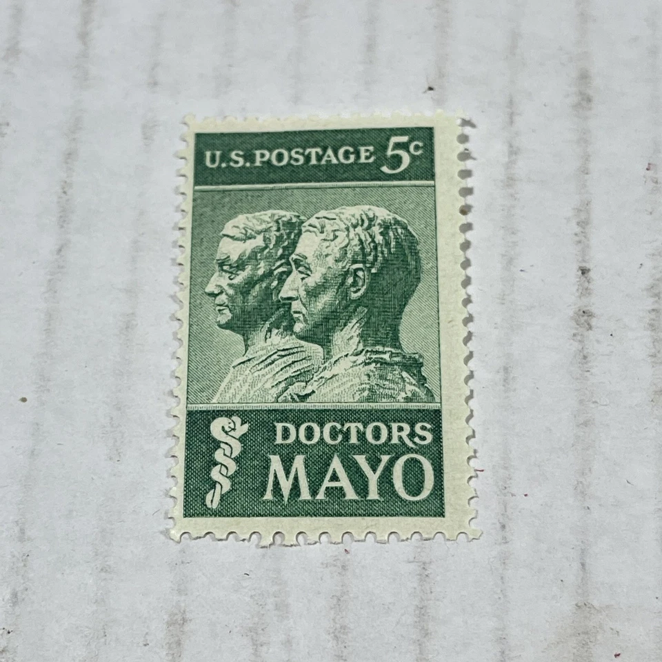 STAMPS & STORIES DENTAL HEALTH DRS. MAYO TEACHERS OF AMERICA STAMP - Image 1 of 1
