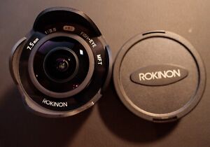 Rokinon 7.5mm f/3.5 Ultra Wide-Angle Fisheye Lens for Micro 4/3 