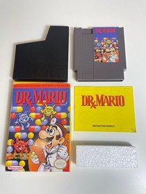 Dr Mario Nintendo NES Complete CIB Good Clean Authentic