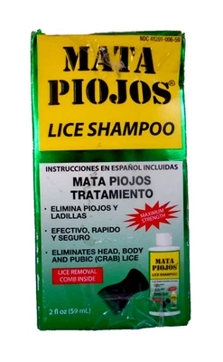 Champú para piojos Mata Piojos - 2 fl oz EXP 02/2026 Foto 1 de 3