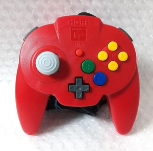 Mando HORI Pad Mini Rojo para Nintendo 64 N64 Japón Usado Probado Funcionando - Imagen 1 de 6
