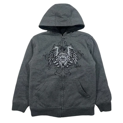 Sudadera con Capucha y2k Tony Hawk Cremallera Completa Talla Niños Jóvenes S (8) Foto 1 de 4