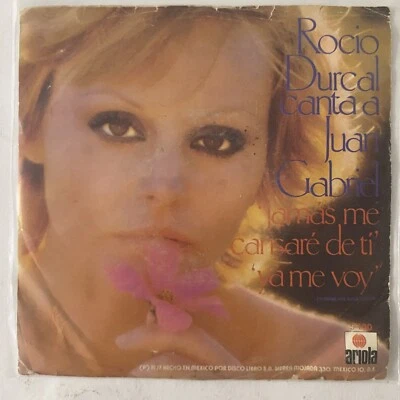 ROCIO DURCAL - CANTA A  JUAN GABRIEL - 1977 MEXICAN 7" SINGLE WOL, LATIN POP - Image 1 of 4