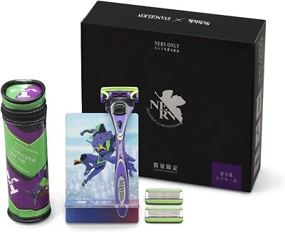 Schick with shaving EVA design pouch with 3 spare blades 01/AM Evangelion /Japan - Image 1 of 4