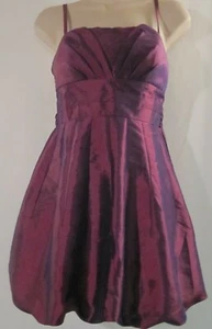 Vestido de burbuja púrpura real sin mangas talla mediana - Imagen 1 de 3