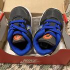 New In Box Nike Victory Sneaker Toddler Shoes Blue Black Silver Sz 3