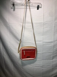 Kenneth Cole Reaction Crossbody Purse Tri Color-beige,white And Pink Small - Picture 1 of 9