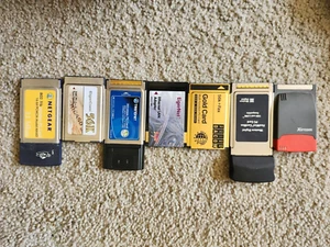 Vintage Assorted PCMCIA Cards - Network LAN, Fax Modem, Wireless 802b/g - Picture 1 of 9