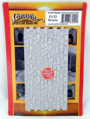 O/G Scale Random Interconnecting Wall - Chooch Enterprise #8304 - Image 1 of 2