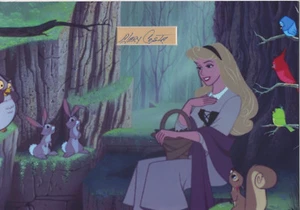 MARY COSTA Signed 12x8 Photo Display WALT DISNEY SLEEPING BEAUTY COA - Picture 1 of 1