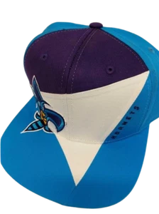 New Charlotte Hornets Mens Size OSFA Adidas Throwback Snapback Flatbrim Hat $25 - Picture 1 of 8