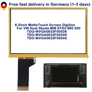 6,5'' Touchscreen Digitizer für VW Golf Caddy MIB STD2 200 682 Radio Multimedia - Bild 1 von 11