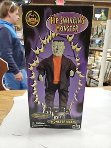 Vintage Dancing Frankenstein Hip Swinging Gemmy 12” Monster Mash Halloween works - Picture 1 of 9