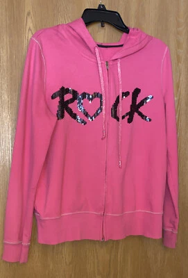 Sudadera con Capucha Hard Candy Juniors Lentejuelas Cortas Talla “L” Foto 1 de 4