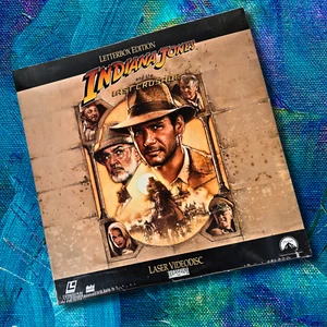 Indiana Jones and the Last Crusade NEW Laserdisc Letterbox Edition Extended Play - Imagen 1 de 3