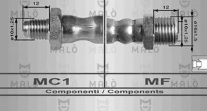 Flessibile del freno 8060 LANCIA     OE82167018 - Picture 1 of 3