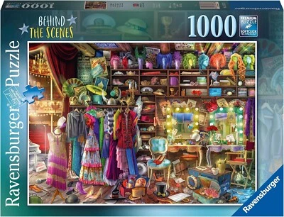 NEW(Dinged Box) Ravensburger 17517 Aimee Stewart Behind the Scenes 1000Pc Puzzle - Image 1 of 4
