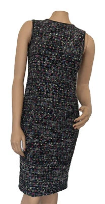 Vestido Vaina Jason Wu Resort 2013 Boucle Negro Multicolor Tweed Charol 8 Foto 1 de 4