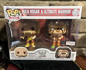 Funko Pop! WWE WWF Hulk Hogan & Ultimate Warrior Fanatics Exclusive 2 Pack