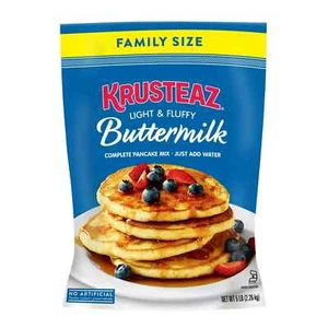 Krusteaz Complete Buttermilk Pancake and Waffle Mix, Light & Fluffy, 5 lb Bag - Picture 1 of 8