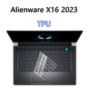 TPU Keyboard Protector Guard Cover for Dell Alienware X16 2023 16-inch Laptop - Picture 1 of 6