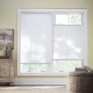 Home Decorators Cellular Shades 43.5"W Cordless Honeycomb Mounted Frame White - Picture 1 of 12