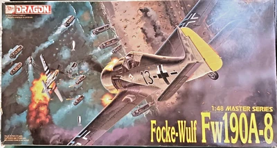 DRAGON FOCKE-WULF FW190 A-8 scala  1:48 Master Series - con fotoincisioni - Immagine 1 di 3