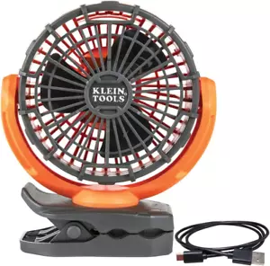PJSFM1 Battery Operated Rechargeable Fan with USB-C Charging Cord A - Picture 1 of 11