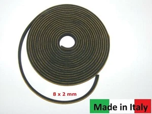 Akkordeon Balgdichtung, 8 x 2 mm black Balgabdichtungsstreifen,accordion bellows - Bild 1 von 1