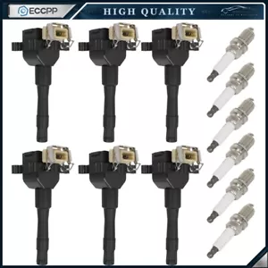 ECCPP 6 For 2.5L L6 1992-1995 BMW 325i 325is 525i Ignition Coil Spark Plug UF226 - Picture 1 of 12