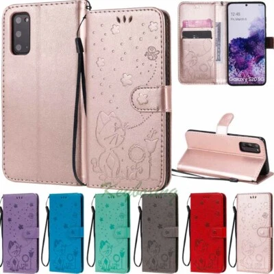 For Samsung S23 S22 S21 S20 S10 S9 S8 Plus Wallet Card Holder Leather Case Cover - Image 1 of 4