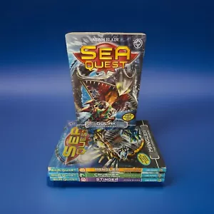Sea Quest X 6 Books - 6,7,8 22,23,24 . Adam Blade - Book 7 Inside Cover Has Torn - Picture 1 of 6