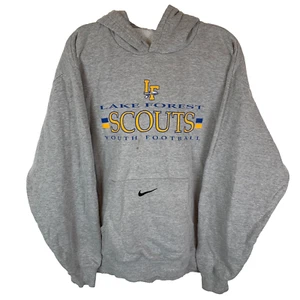 Nike Team Grau Fußball USA Pullover Hoodie Herren Größe 2XL - Bild 1 von 15