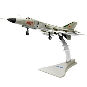 1:100 J-8 Fighter 81192 Airplane Diecast Military Aircraft Plane Model Display - Picture 1 of 13