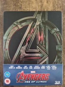 AVENGERS AGE OF ULTRON BLU-RAY 3D STEELBOOK, DISPATCH SAME DAY - Picture 1 of 6