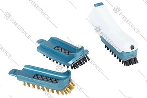 Black & Decker Set 3 Brushes Nylon Brass Steam Mop BHSM16 FSH10 FSMH13 FSS1600 - Picture 1 of 3