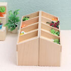 1:12 Dollhouse Miniature Supermarket Fruit And Vegetable Rack Display Shelf Toy