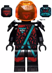 Lego Njo566 Red Visor 404 Torso du Ninjago 71708 New neuf - Bild 1 von 1