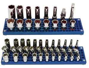 FREE ZONE - Magnetic Bit and Socket Organizer | Hold 50pcs 3/8" Dr. Socket | ... - Picture 1 of 9