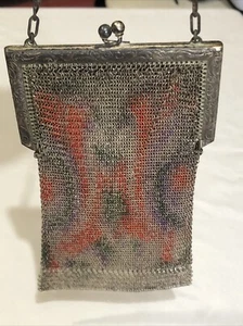 Vintage 1920’s Whiting & Davis El Sah Color Mesh Flapper Purse - Picture 1 of 17