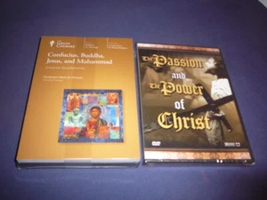 Teaching Co Great Courses DVDs CONFUCIUS BUDDHA JESUS MUHAMMAD new + BONUS - Picture 1 of 4