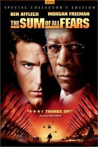 The Sum of All Fears w Ben Affleck (DVD)- You Can CHOOSE WITH OR WITHOUT A CASE
